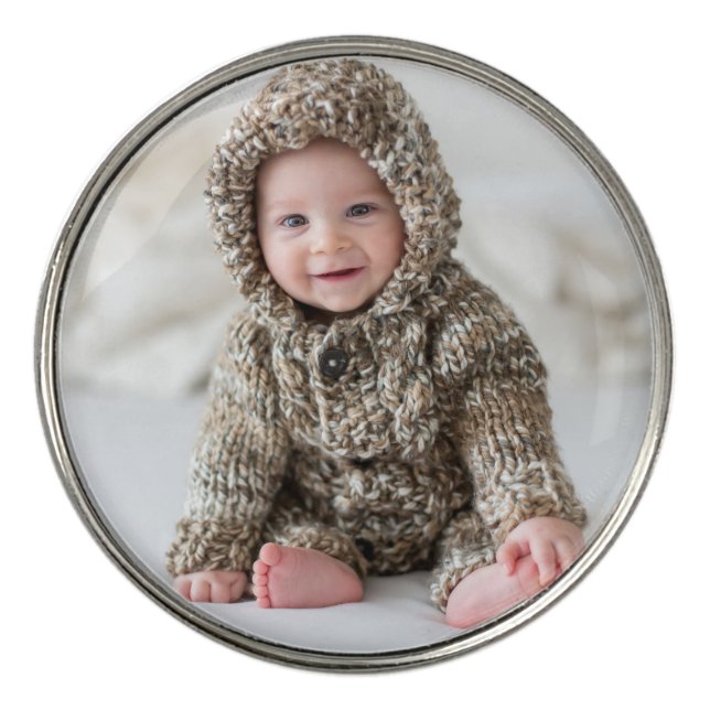 Create your Own Photo Golf Ball Marker (Front)