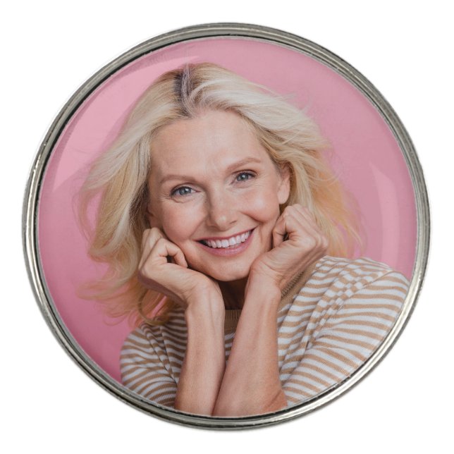 Create your Own Photo Golf Ball Marker (Front)