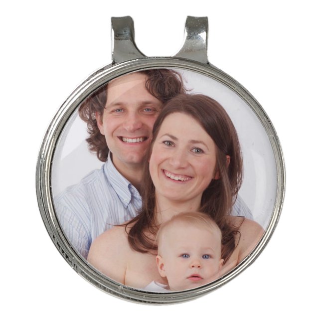 Create Your Own Photo Golf Hat Clip (Front)