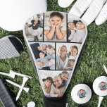 Create Your Own Photo Golf Head Cover<br><div class="desc">This personalized golf head cover features a simple 6-photo collage. Add your favorite family memories, vacation shots, or any special moments to create a unique and meaningful keepsake. A fun and thoughtful gift for Father’s Day, Mother’s Day, birthdays, holidays, or just because. Whether used out on the course or displayed...</div>