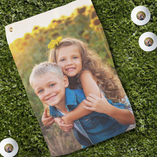 Create your Own Photo Golf Towel
