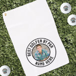 Create your Own Photo Golf Towel<br><div class="desc">Personalized Photo Golf Towel. This custom golf towel features your own photo printed at the bottom center with a simple black border line around the image. You can add custom text above, below, or on both sides of the photo—perfect for a name, a funny phrase, a date, or a short...</div>