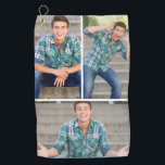 Create your Own Photo Golf Towel<br><div class="desc">Personalized Photo Golf Towel. This custom golf towel lets you feature three different photos on one side, arranged in a clean, modern layout. You can showcase family moments, pets, golf snapshots, or any mix of favorites to create a unique and personal design. The simple three-photo setup keeps things stylish while...</div>