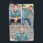 Create your Own Photo Golf Towel<br><div class="desc">Personalized Photo Golf Towel. This custom golf towel lets you feature three different photos on one side, arranged in a clean, modern layout. You can showcase family moments, pets, golf snapshots, or any mix of favorites to create a unique and personal design. The simple three-photo setup keeps things stylish while...</div>