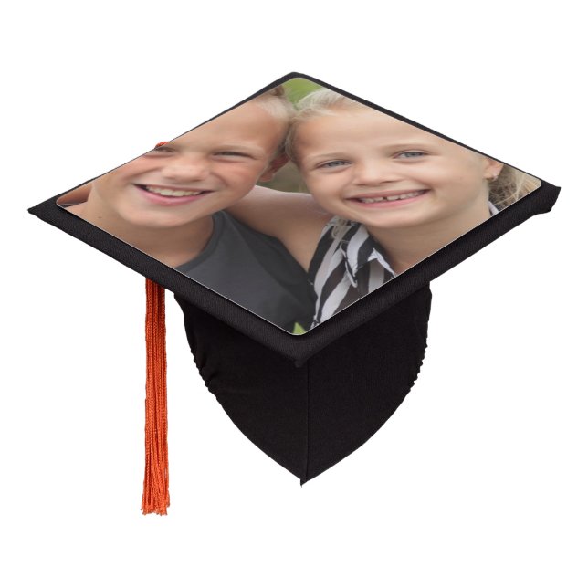 Create Your Own Photo Graduation Cap Topper (Angled)