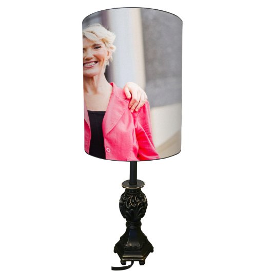 Create Your Own Photo Hanji Lamp (8 inch shade) (Back)