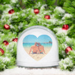 Create Your Own Photo Heart Snow Globe Gift<br><div class="desc">Custom Photo Snow Globes - Your Own Design - Personalized Couple / Family / Mom / Dad / Kids / Friends or Personal Christmas Snow Globes Photo Gifts - Add Your Photo / or Text - Resize and move or remove and add elements / image with Customization tool. You can...</div>