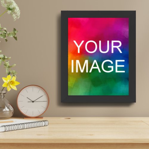 Create Your Own Photo High Quality Black Acrylic Framed Art