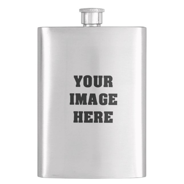 Create your own photo hip flask (Front)