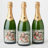 Create Your Own Photo Image Sparkling Wine Label (Bottles)