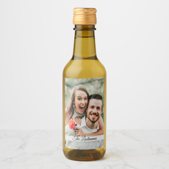 Create Your Own Photo Image Wine Label (Front)