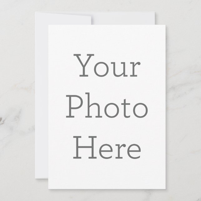 Flat Invitation, Size: 5" x 7", Paper: Signature Matte, Corner: Squared, Envelopes: White, Print Quality: Standard (Front)