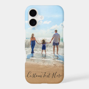 Create Your Own Photo iPhone Case Gift Custom Text