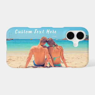 Create Your Own Photo iPhone Case Gift Custom Text