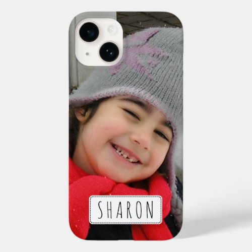 Create your own  photo iPhone case with name
