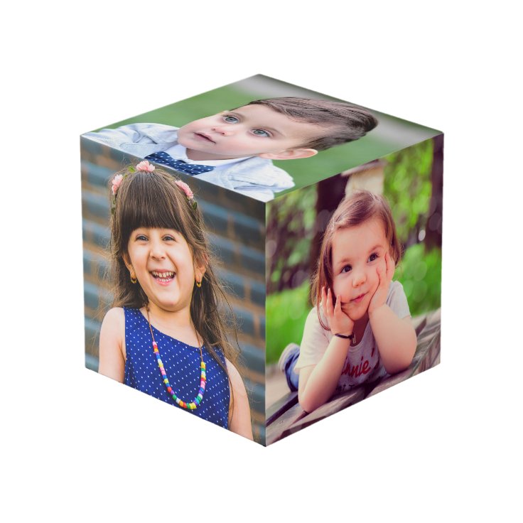 Create Your Own Photo Keepsake Cube Zazzle