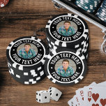 Create your Own Photo Keepsake Poker Chips<br><div class="desc">Personalized Photo Poker Chip. This custom poker chip features your photo printed right on the front in a clean circular layout, with space for short text above and below the image. Add a name, date, team slogan, or a fun message to make it personal. The same reversed color layout is...</div>
