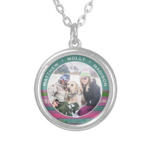 Create Your Own Photo Keepsake Silver Plated Necklace