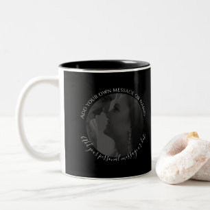 Create Your Own Photo Keepsake Wedding  Two-Tone Coffee Mug