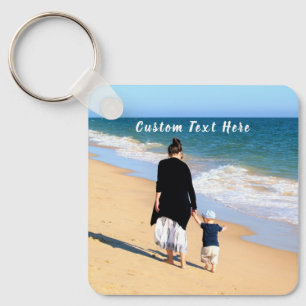Create Your Own Photo Keychain Personalized Text