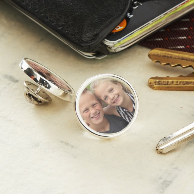 Create Your Own Photo Lapel Pin (In Situ)