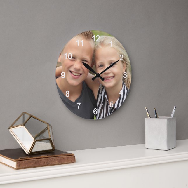 Create Your Own Photo Large Clock (Office)