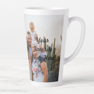 Create Your Own Photo Latte Mug