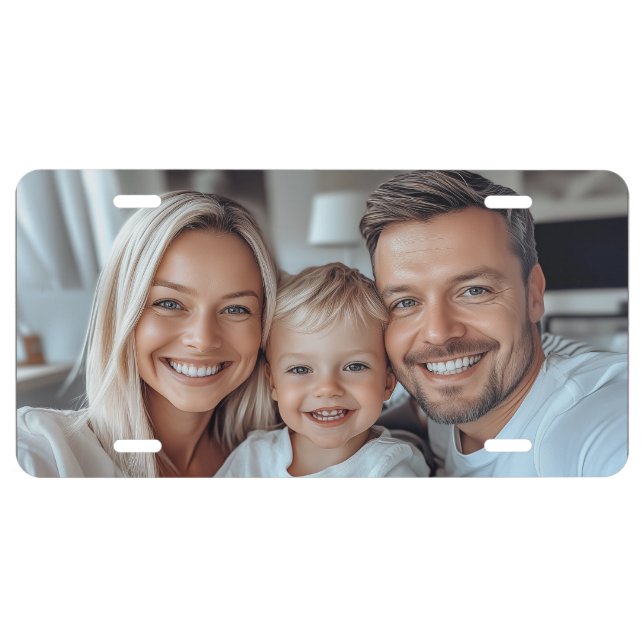 Create Your Own Photo License Plate (Front)