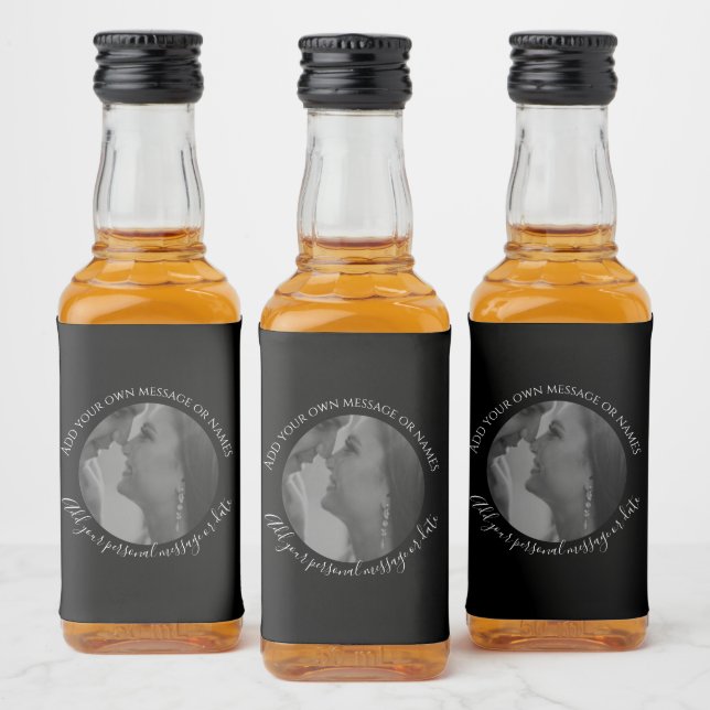 Create Your Own Photo Liquor Bottle Wedding Label  (Bottles)