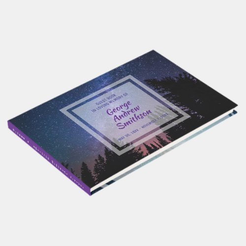 Create Your Own Photo Memorial Service Funeral Guest Book