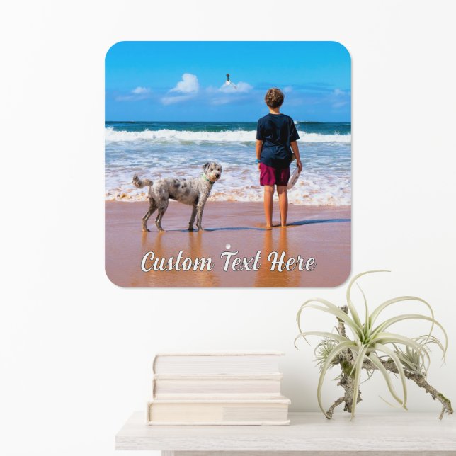 Create Your Own Photo Metal Signs with Custom Text (In Situ(Wall))
