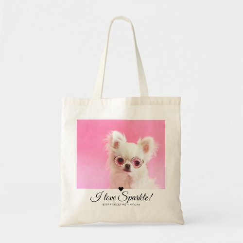 Create Your Own Photo Modern Instagram Photo Name Tote Bag