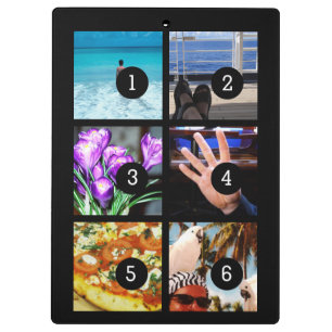 Create Your Own Photo Momento Text & 6 images Clipboard