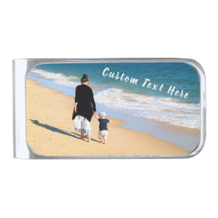 Create Your Own Photo Money Clip Personalized Text