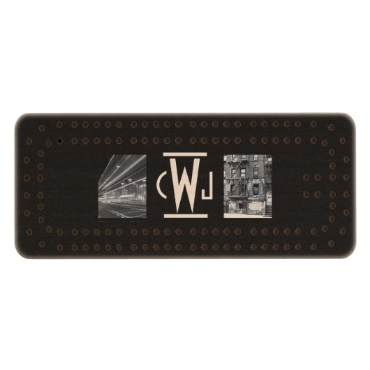 Create-Your-Own Photo Monogram Cribbage Board (Front (Horizontal))