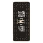 Create-Your-Own Photo Monogram Cribbage Board (Front Vertical)