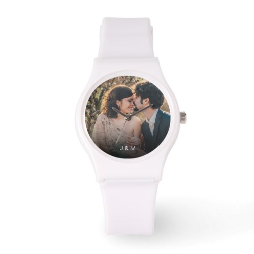 Create your own photo monogrammed watch