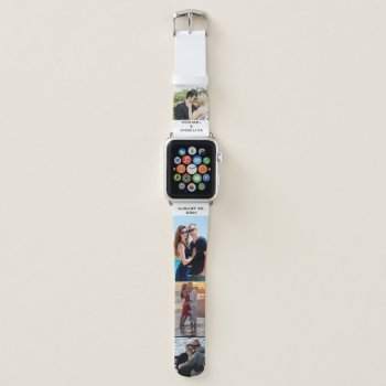 Create Your Own Photo Name Template Apple Watch Band by nadil2 at Zazzle