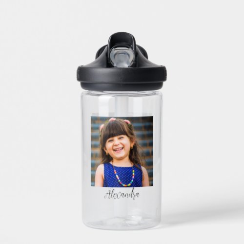 Create Your Own Photo Name Water Bottle