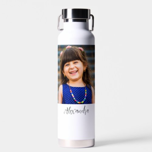 Create Your Own Photo Name Water Bottle