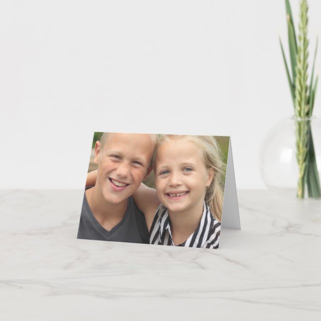 Create Your Own Photo  Note Card (Front)