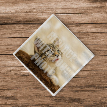 Create Your Own Photo Paper Napkin by templatesstore at Zazzle