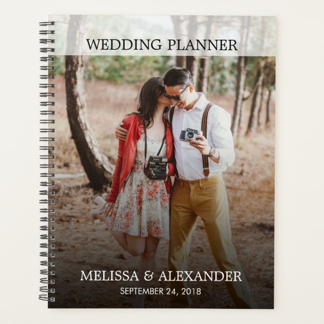 Create your own photo personal wedding planner (Front)