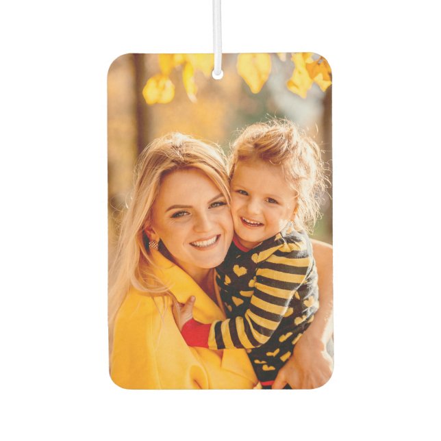 Create Your Own Photo Personalized Custom Air Freshener (Front)