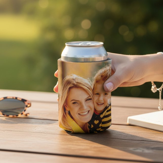 Create Your Own Photo Personalized Custom Can Cooler (Creator Uploaded)