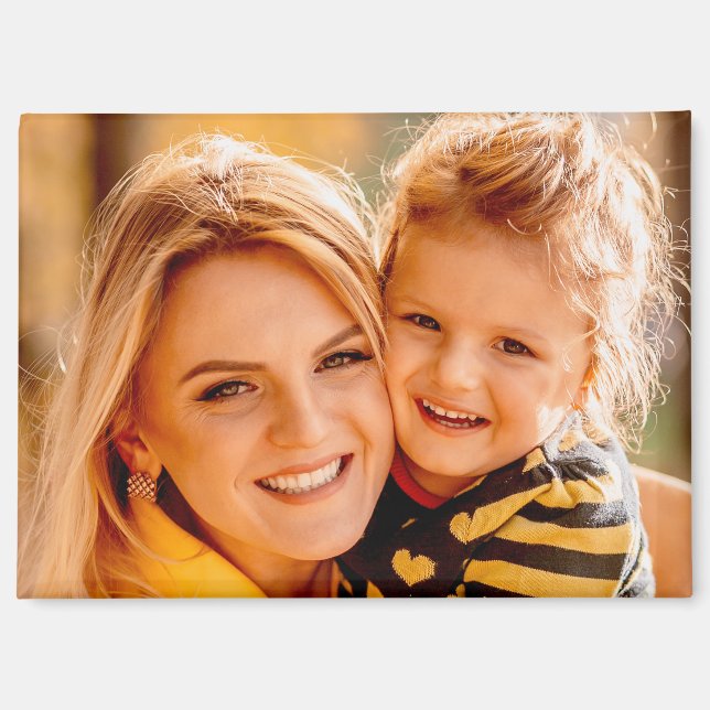 Create Your Own Photo Personalized Custom Magnet (Front)