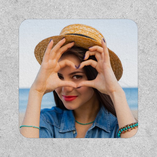 Create Your Own Photo Personalized Custom Patch (Front)