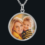 Create Your Own Photo Personalized Custom  Sterling Silver Necklace<br><div class="desc">Create Your Own Photo Personalized Custom Necklace features your favorite photo,  design or logo for your unique product. Perfect for family and friends or for mom for Mother's Day,  Christmas and birthday. Created by Evco Holidays www.zazzle.com/store/evcoholidays</div>