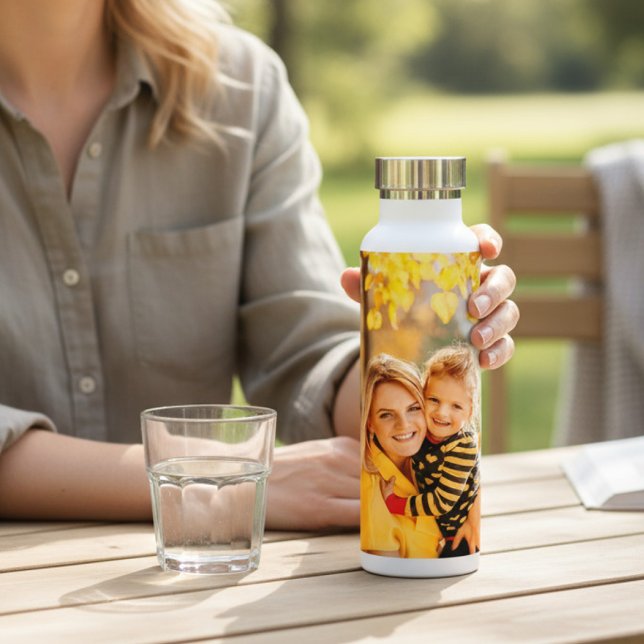 Create Your Own Photo Personalized Custom Water Bottle (Creator Uploaded)