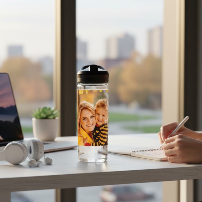 Create Your Own Photo Personalized Custom Water Bottle (Creator Uploaded)